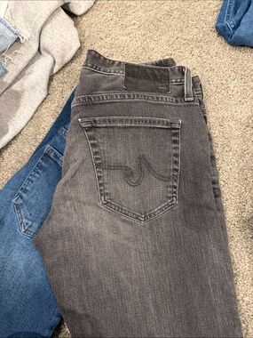 Ag Adriano Goldschmied Women's Jeans - Washed Black / Gray